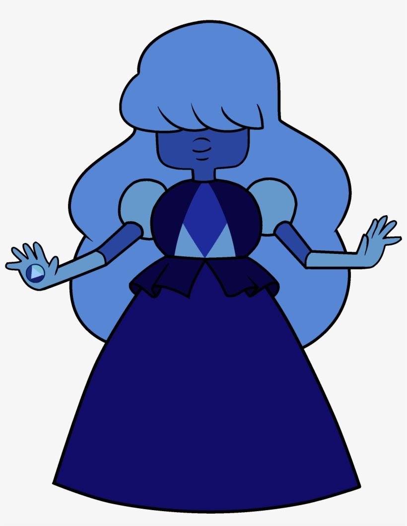 Sapphire - Night - Steven Universe Past Sapphire, transparent png download