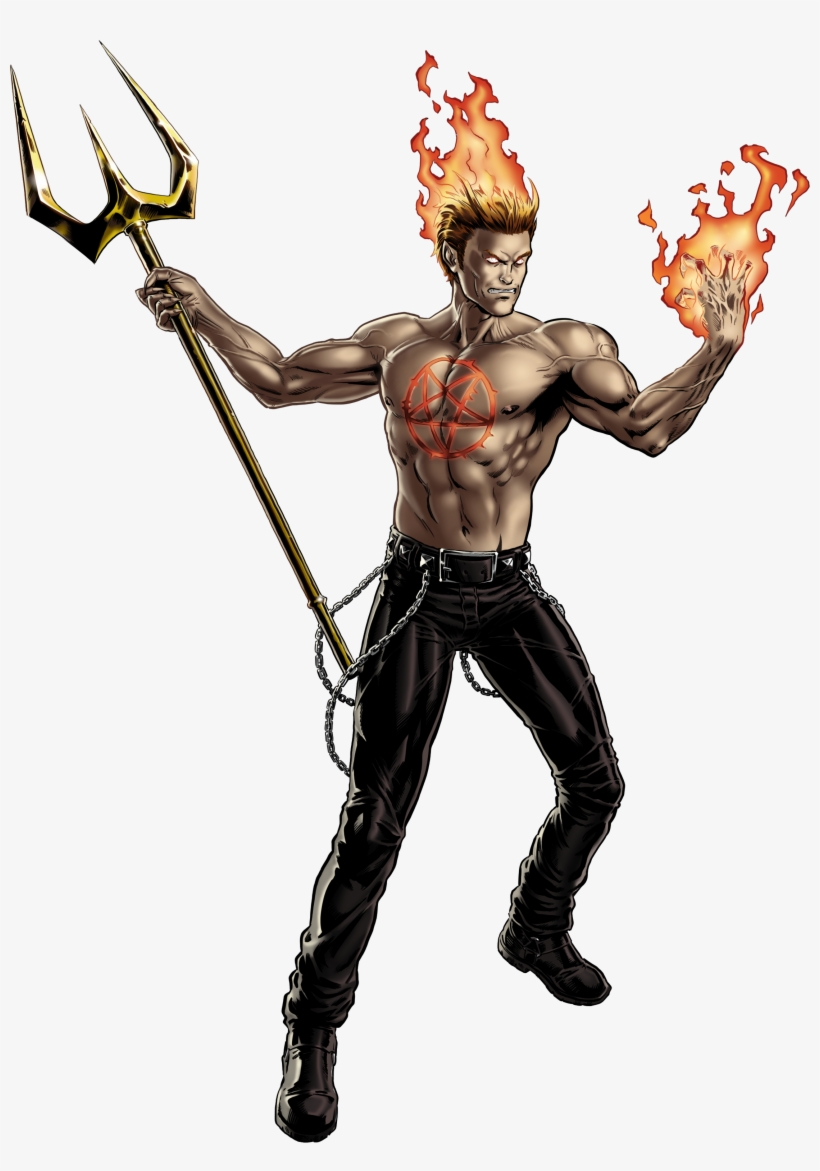 Daimon Hellstrom - Daimon Hellstrom Marvel, transparent png download