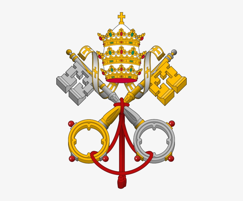 Emblem Of Vatican City - Vatican City, transparent png download