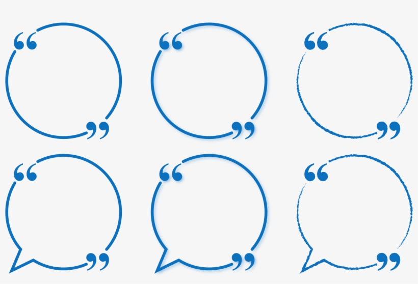 Bubbles Png Transparent - Colorful Bubble Quote Png, transparent png download