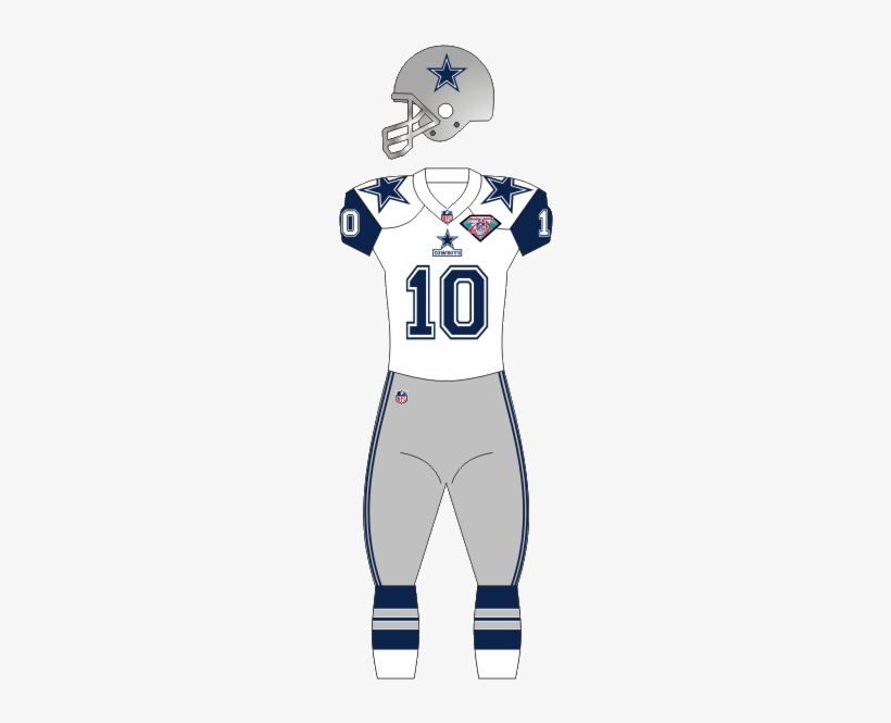 Cowboys 75anniv Throwback - Cowboys 1990s Alternate Uniforms, transparent png download