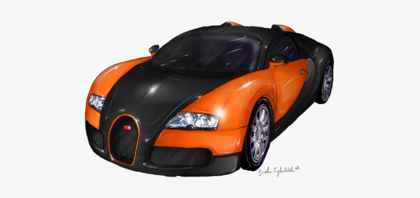 Drawing Sports Bugatti Veyron - Bugatti Veyron, transparent png download
