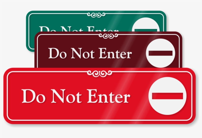 Zoom, Price, Buy - Do Not Disturb Or Enter, transparent png download