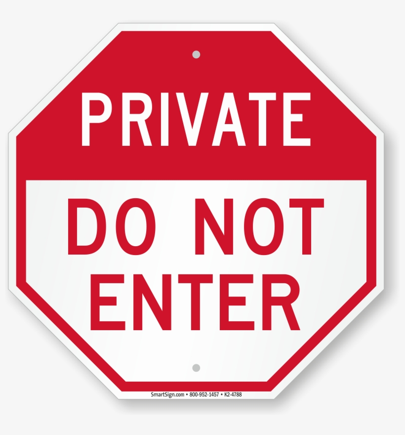 Private Gate Sign - Security Gate Sign PNG Image | Transparent PNG Free ...