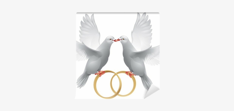 Wedding Ring With Dove, transparent png download