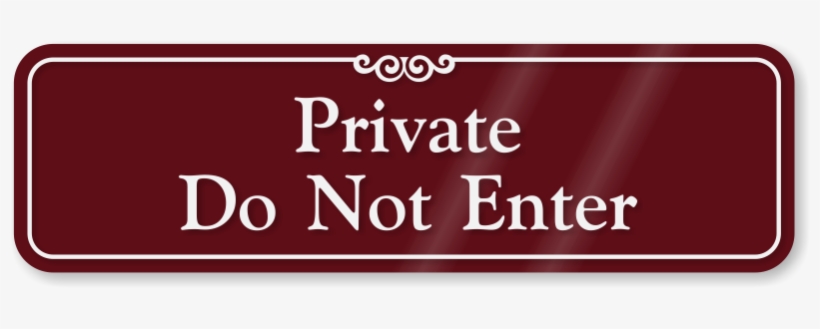 Do Not Enter Sign - Authorized Personnel Only Office, transparent png download