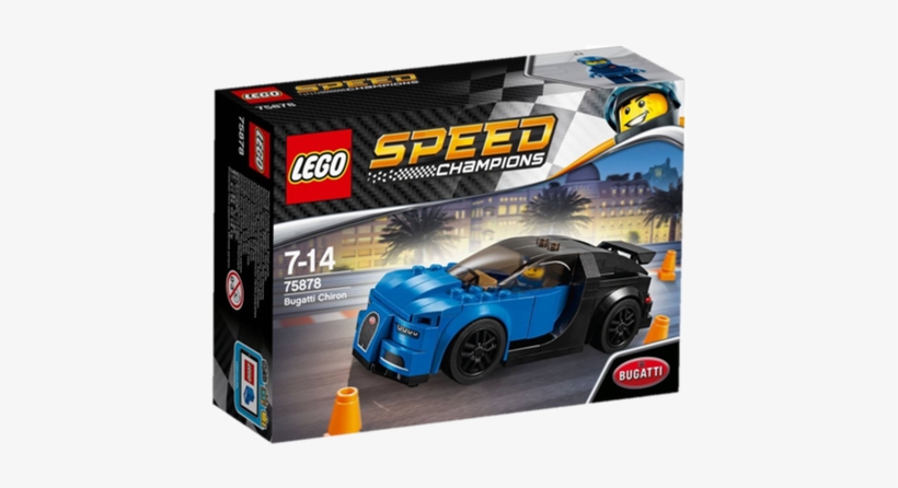 75878 Bugatti Chiron - Lego 75878 - Speed Champions Bugatti Chiron, transparent png download