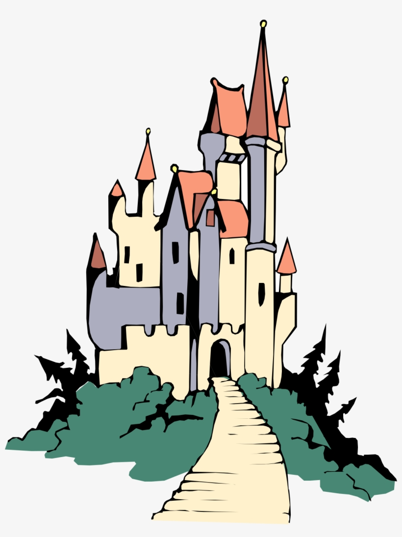 Image Of Disney Silhouette - Cartoon Castle, transparent png download