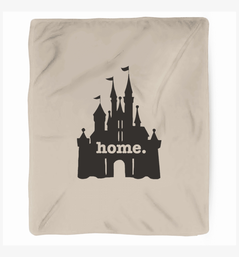 Castle Home Throw - Disney Home Castle Silhouette, transparent png download