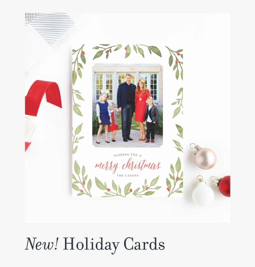 New Holiday Cards - Greeting Card, transparent png download