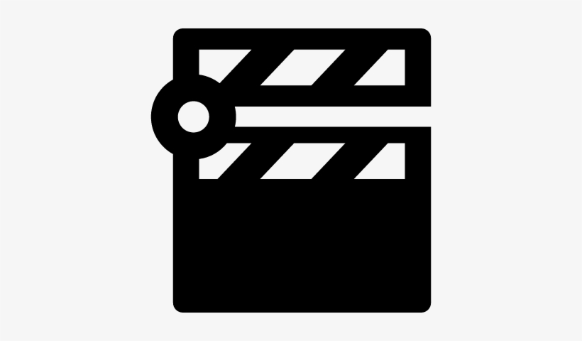 Cinema Clapperboard Vector - Film, transparent png download