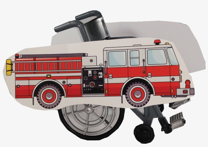 Fire Truck Wheelchair Costume Child's - Car, transparent png download
