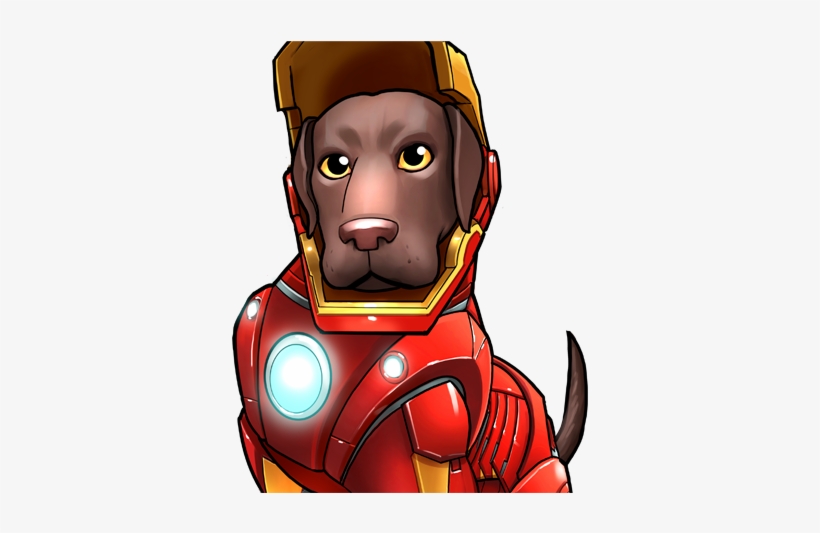 Labrador Iron Man Icon - Avengers Academy Ironman Icon, transparent png download