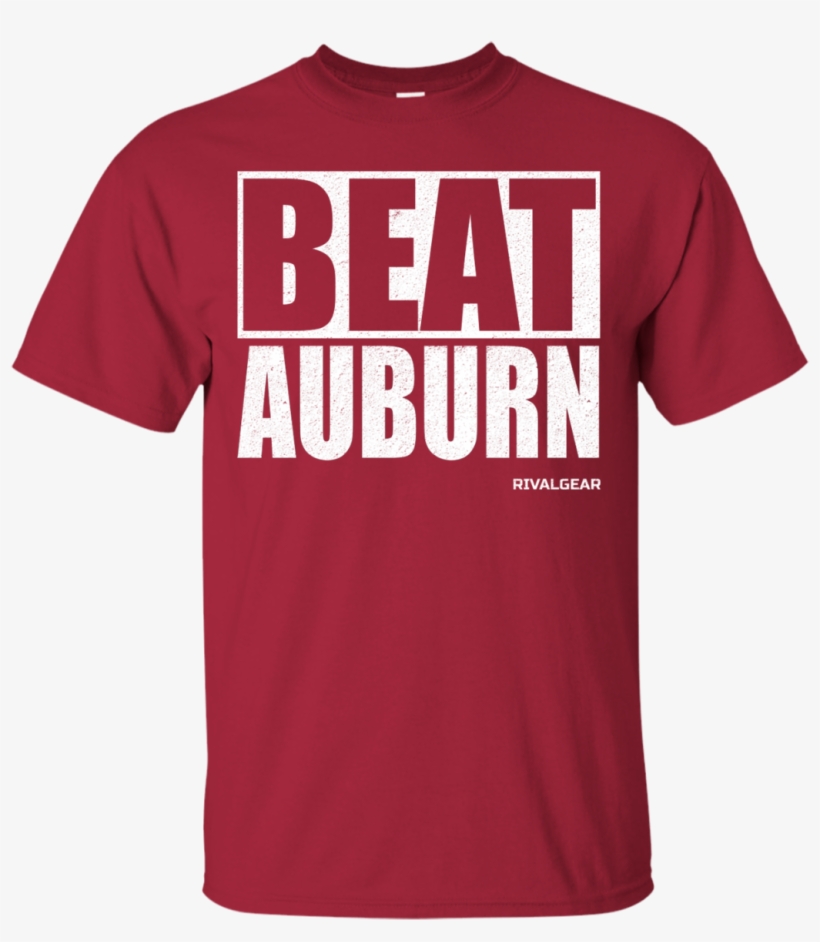 Alabama Crimson Tide Fan T-shirt, Beat Auburn - Shirt Destined For Greatness, transparent png download