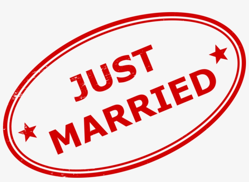 Free Png Just Married Stamp Png Images Transparent - Portable Network Graphics, transparent png download