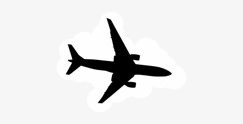 Airplane Flight Aeroplane Jet Transport Wi - Transparent Airplane Clipart, transparent png download