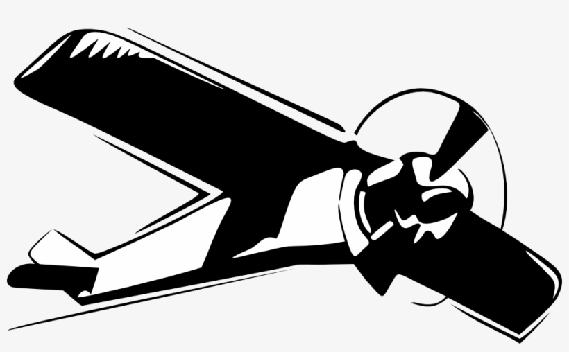 Plane Clip Art - Old Plane Vector Png, transparent png download