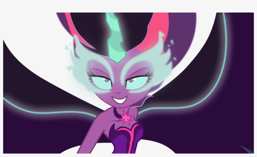 Wikiicon14 - Midnight Sparkle Evil Laugh, transparent png download