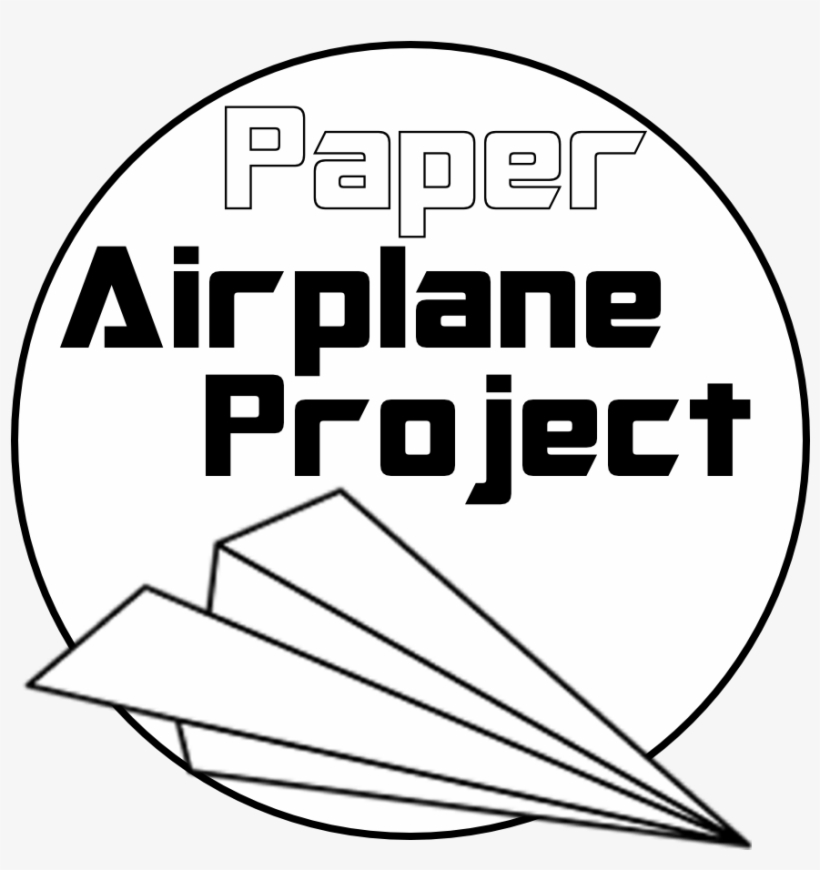 The Simplicity Of The Paper Airplane Makes It Perfect - Circle, transparent png download