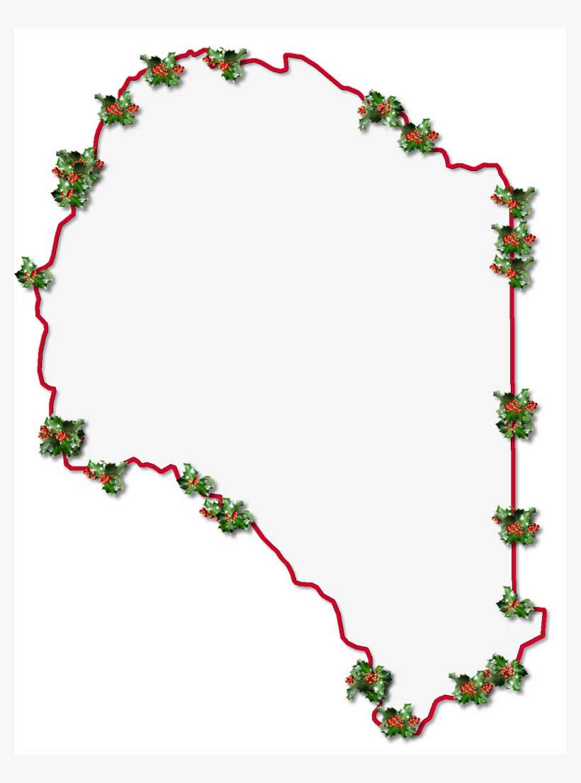 A Map Of Suwannee With A Red Outline, Inner Drop Shadow, - Floral Design, transparent png download
