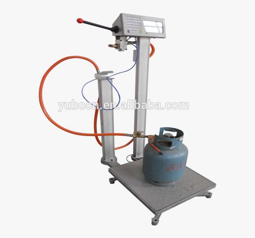 Lpg Gas Auto Cylinder Filling Weight Machine / Lpg - Machine, transparent png download