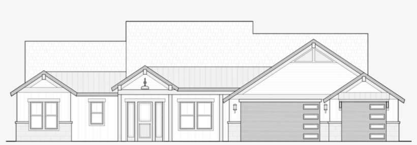 999 Farmhouserd-front - House, transparent png download