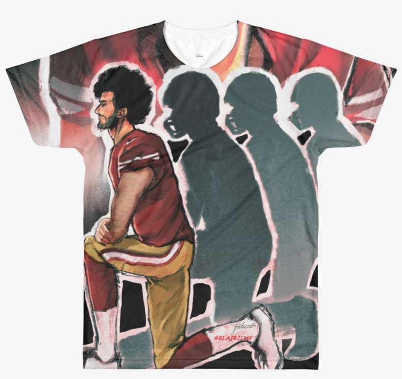 Kaepernick Protest Alleauxver Mens Crew - Illustration, transparent png download