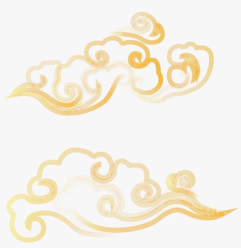 Chinese Style Lines Shapes Gradients Png And Vector - Needlework, transparent png download