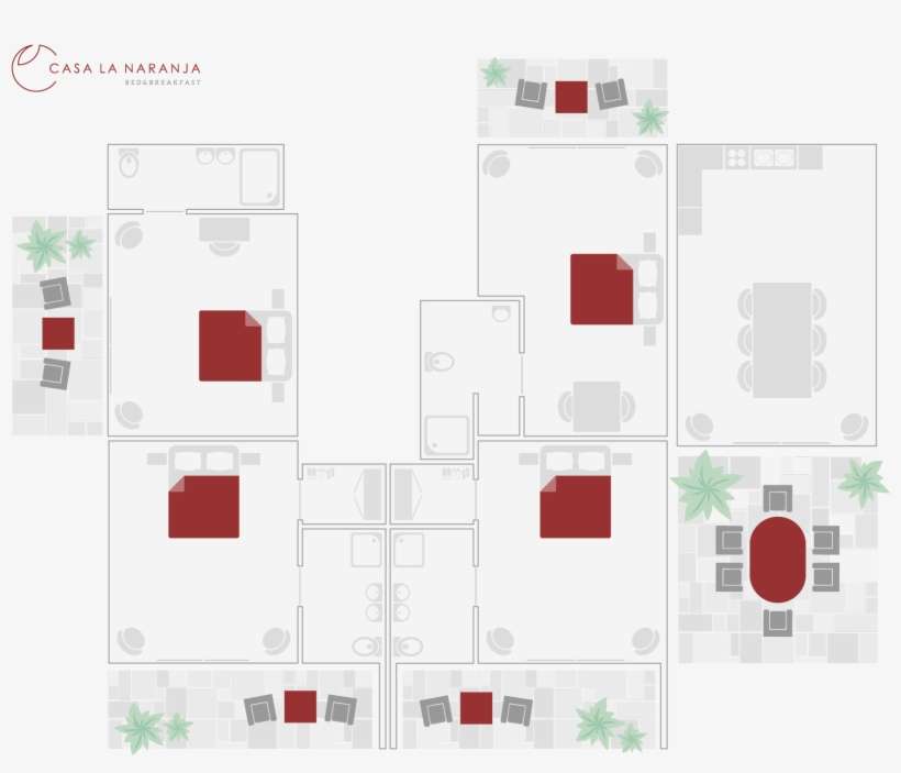 Casa La Naranja Should Be A “home Away From Home” For - Plan, transparent png download
