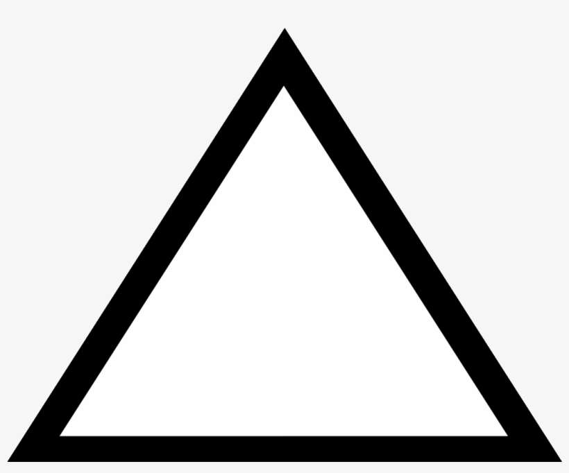 Triangle Clipart Black And White, transparent png download