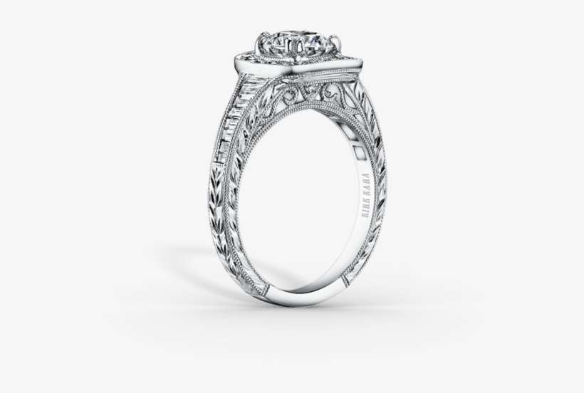 Kirk Kara Carmella K1160dc-r - Engagement Ring, transparent png download