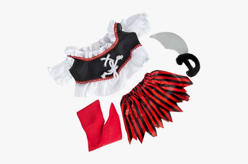 Pirate Girl With Sword - Teddy Bear, transparent png download