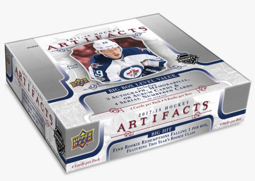 2017-18 Upper Deck Artifacts Nhl Hockey Hobby Box - 2017 18 Upper Deck Artifacts, transparent png download