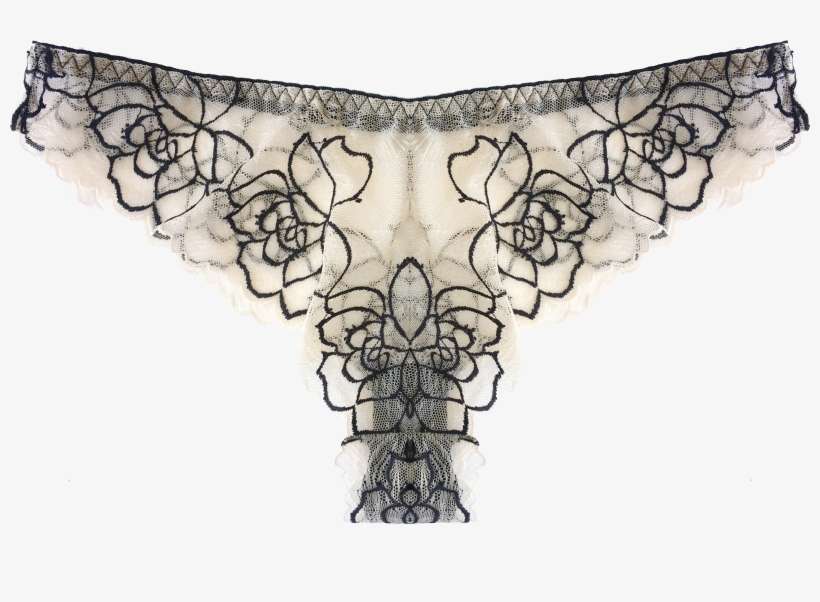 With A Delicate Nude Color And Scalloped Edges, This - Panties, transparent png download