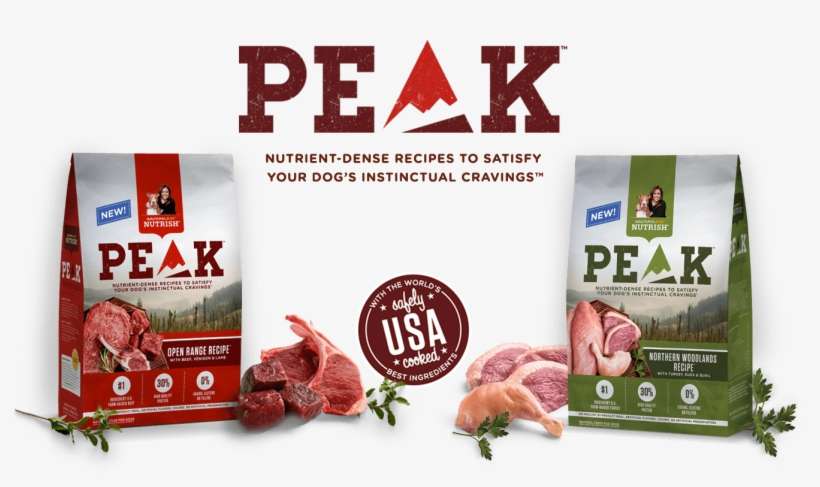 New Peak Nutrient-dense Dog Food Satisfies Instinctual - Venison, transparent png download