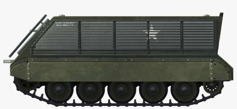 Tank Historybar-armor Experiments On M113 Apcs In The - M113 Bar Armor, transparent png download