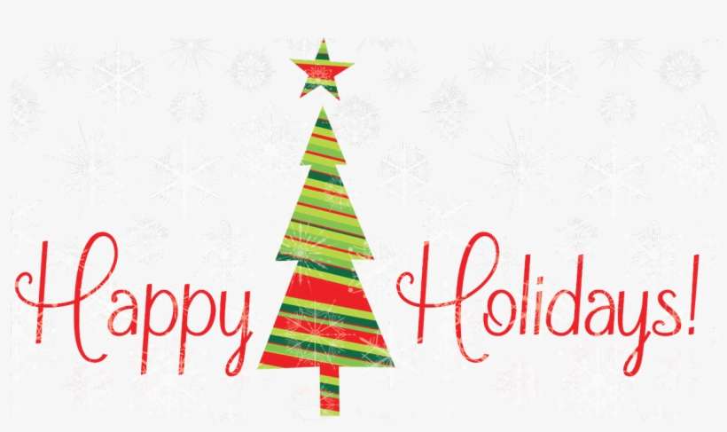 Kfk Foundation On Twitter - Christmas Tree Happy Holidays, transparent png download