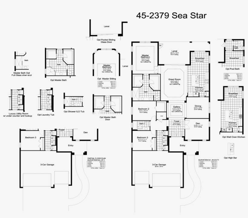 Sea Star Floor Plan - Floor Plan, transparent png download