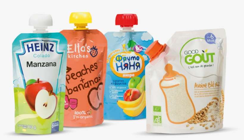 Baby Food Png - Baby Food Pouches, transparent png download