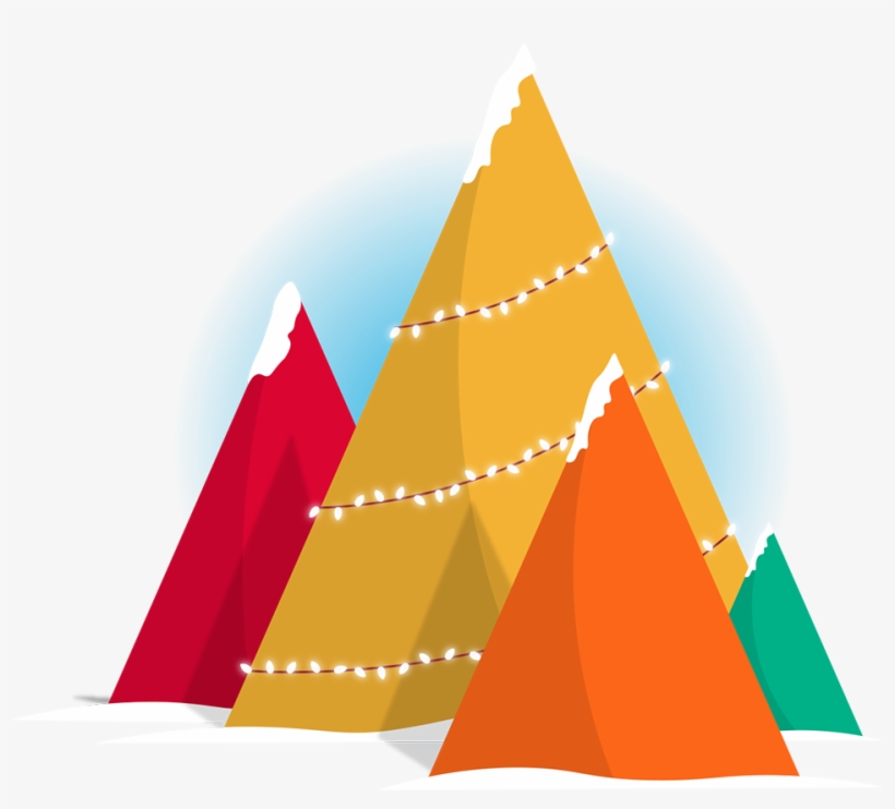 Happy Holidays - Triangle, transparent png download