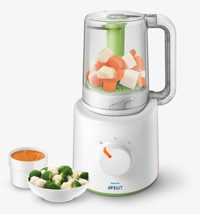 2 In 1 Healthy Baby Food Maker - Avent Food Steamer And Blender, transparent png download