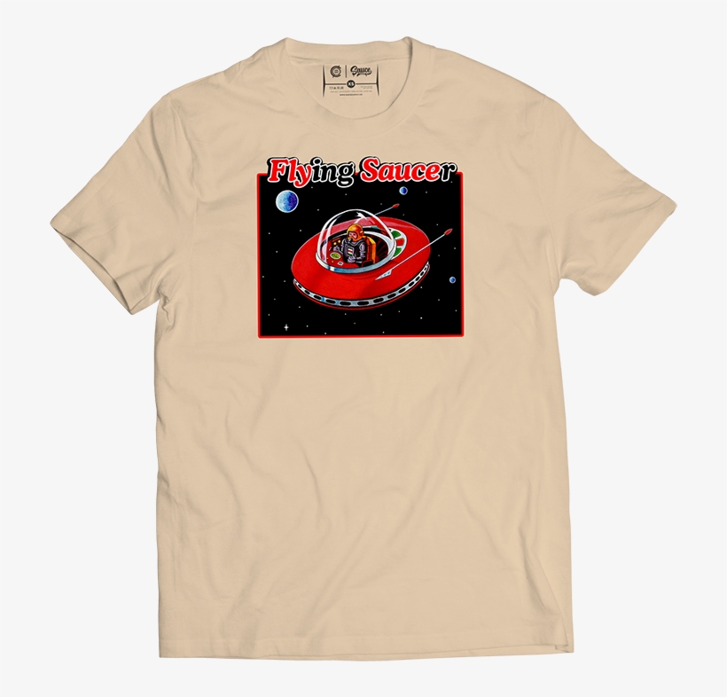 Flying Saucer Design - Active Shirt, transparent png download