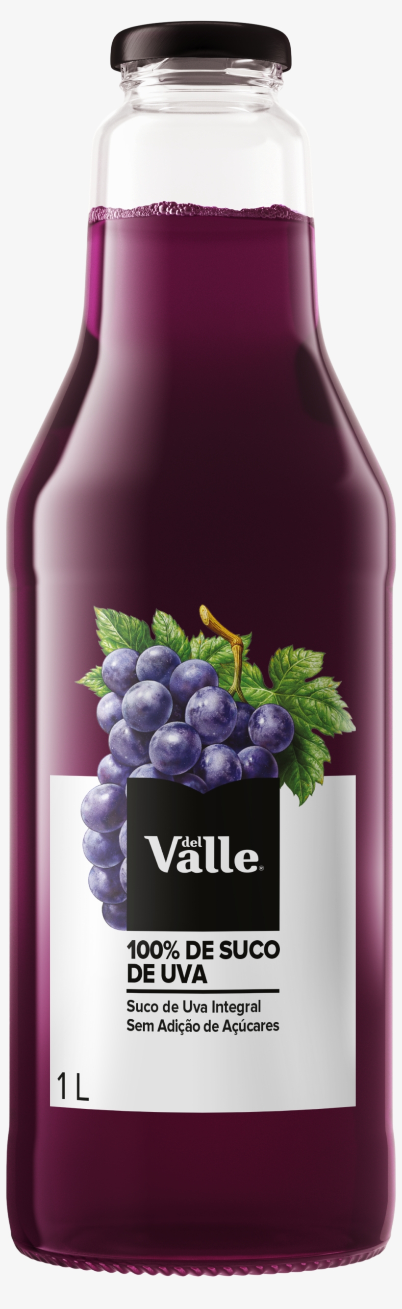 Coca-cola Dell Vale - Suco De Uva Integral Del Valle, transparent png download