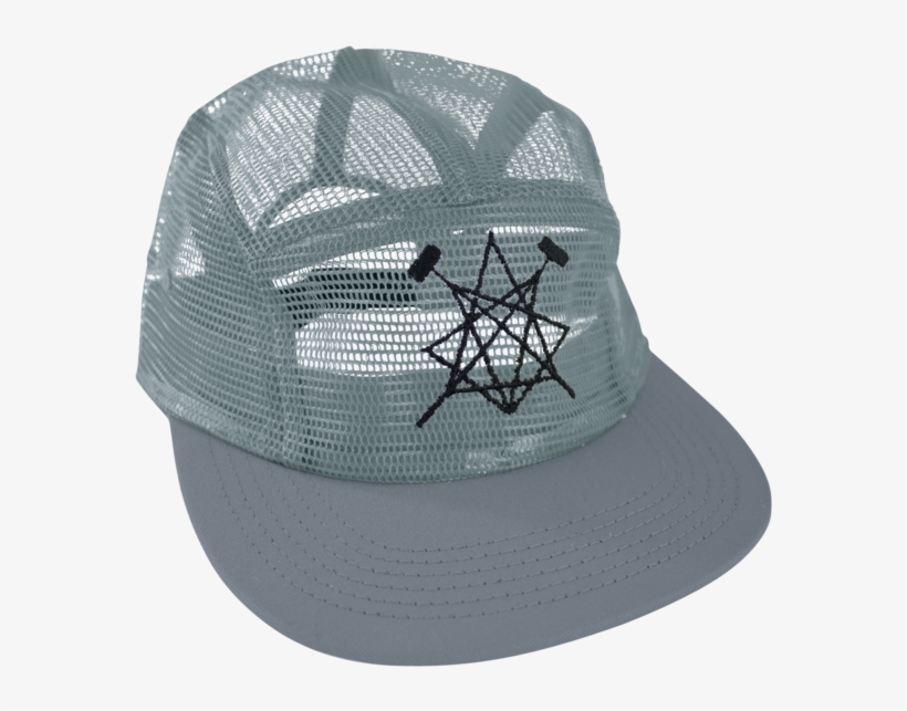 Mesh Grey Pavement 5 Panel Hat - Baseball Cap, transparent png download