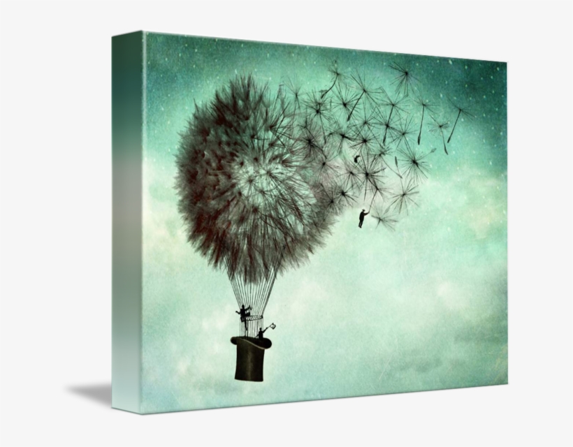 "the Business Men's Goodbye" By Catrin Welz-stein - Dandelion Hot Air Balloon, transparent png download