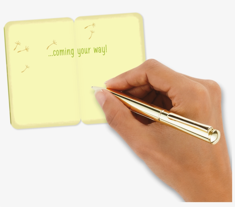 25" Mini Dandelion Wishes Good Luck - Greeting Card, transparent png download