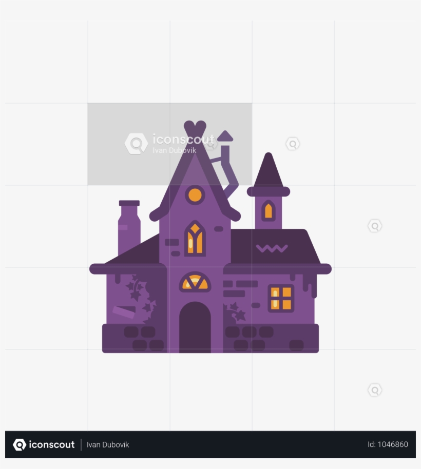 Premium Witch Hut Illustration Download In Png & Vector - Halloween Buildings, transparent png download