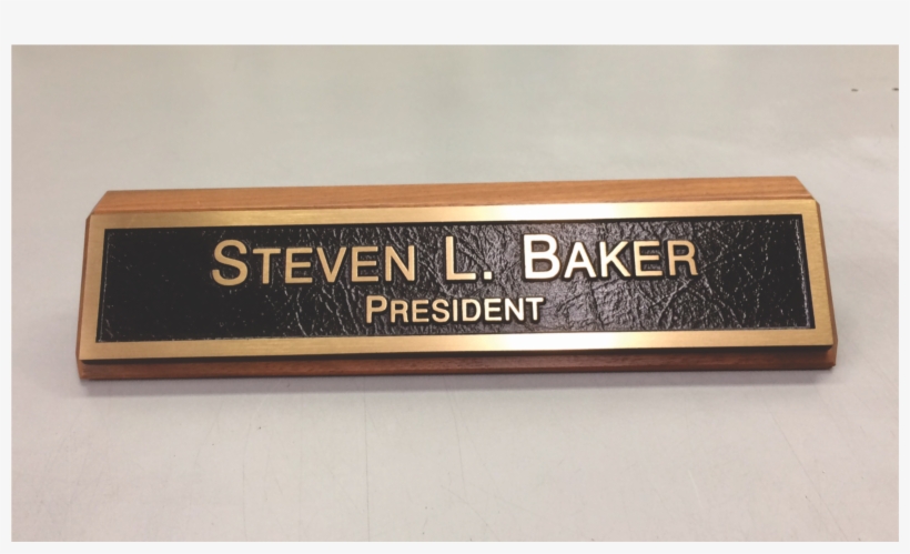 2400 × 2400 In Bronze Desk Nameplate - Label, transparent png download