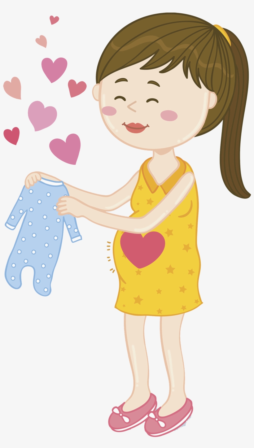 Clip Art Pregnant Women - Tentantes Gravidas E Maes, transparent png download
