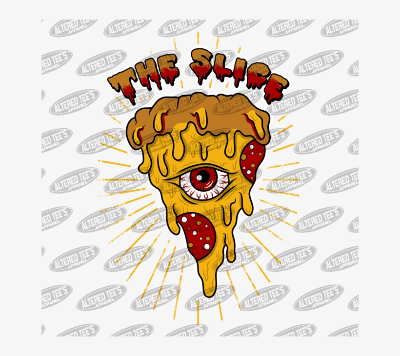 Pizza Slice - Michael Jahpix - T-shirt, transparent png download